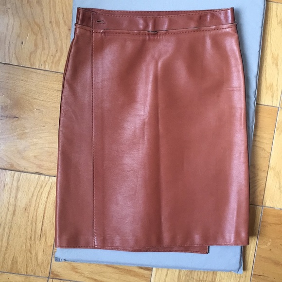 Jean Paul Gaultier vintage genuine leather skirt